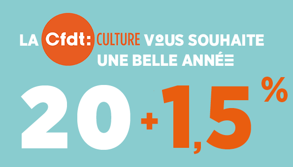 La CFDT-CULTURE vous souhaite une belle année 2015