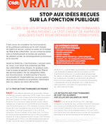 CFDT-Fonctions publiques. Stop aux idées reçues sur la Fonction publique