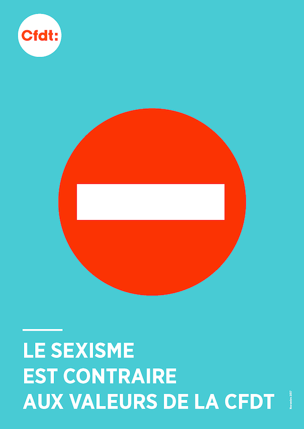 LE SEXISME EST CONTRAIRE AUX VALEURS DE LA CFDT