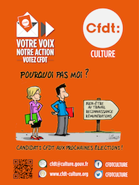 CFDT-CULTURE : pourquoi pas moi ? Elections 2018. Vignette