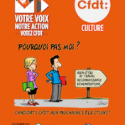 CFDT-CULTURE : pourquoi pas moi ? Elections 2018. Vignette